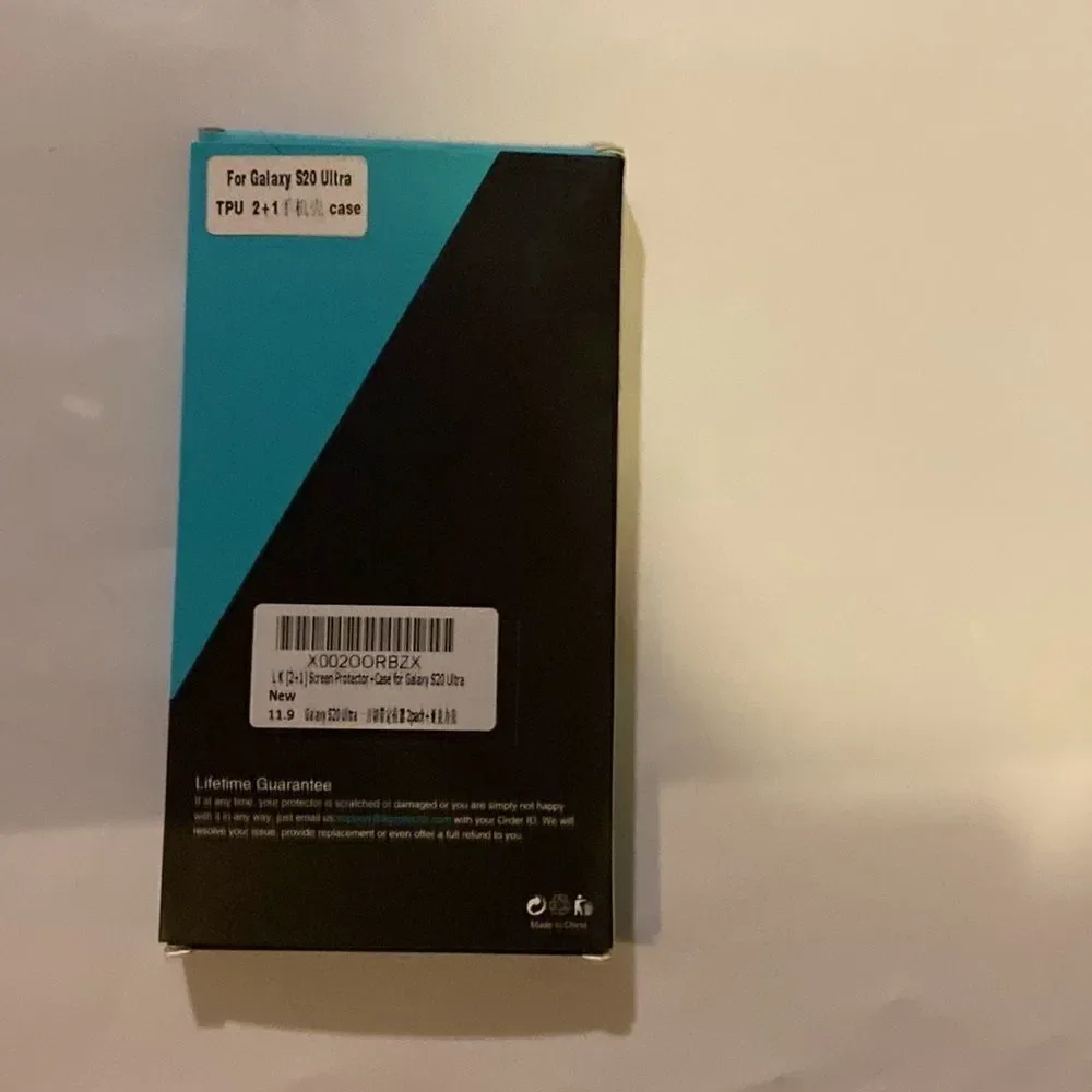Screen protector and case Galaxy s20 ultra new